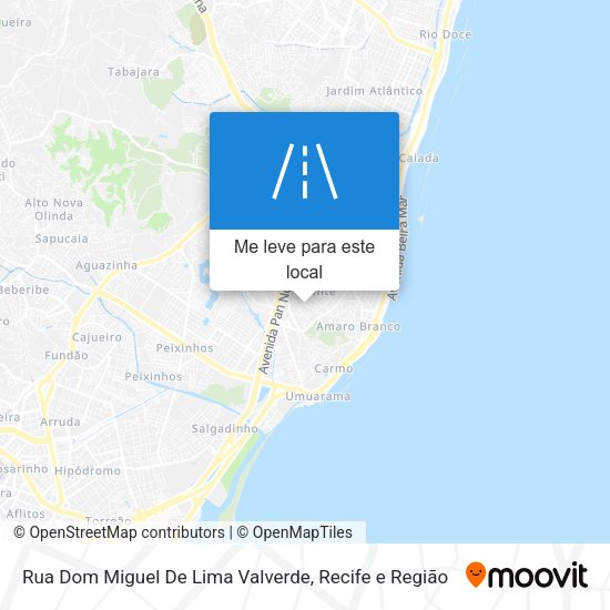 Rua Dom Miguel De Lima Valverde mapa