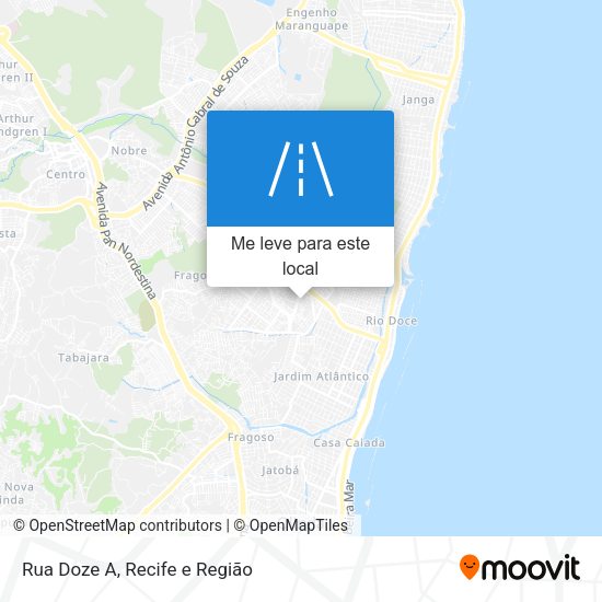 Rua Doze A mapa