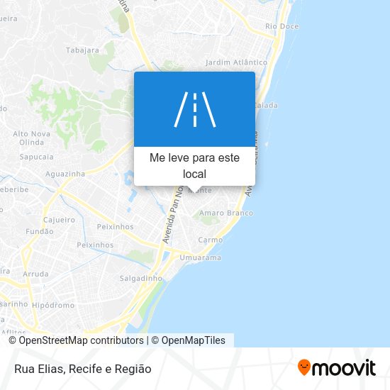 Rua Elias mapa