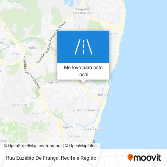 Rua Euzébio De França mapa