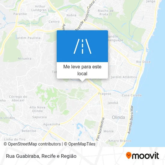 Rua Guabiraba mapa