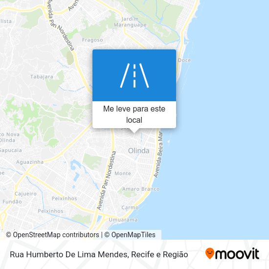 Rua Humberto De Lima Mendes mapa