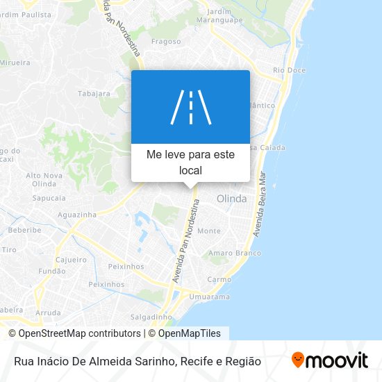 Rua Inácio De Almeida Sarinho mapa