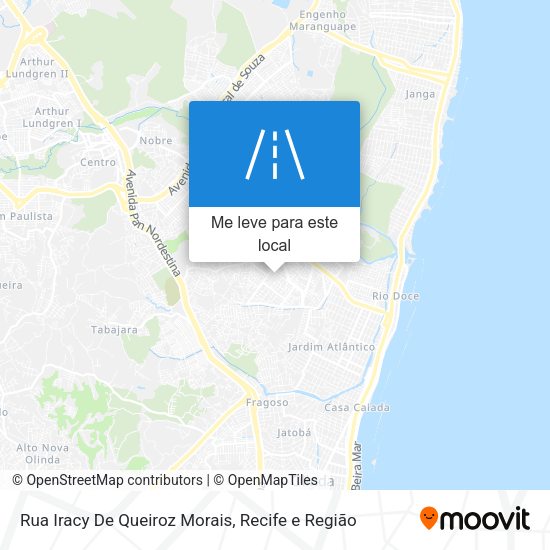 Rua Iracy De Queiroz Morais mapa