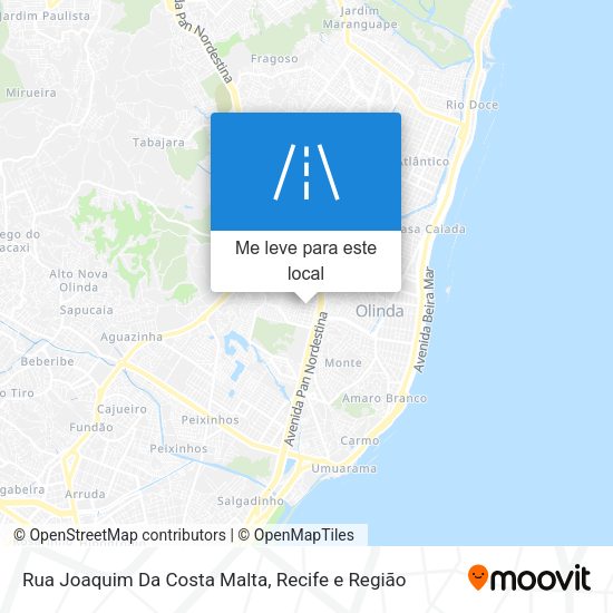 Rua Joaquim Da Costa Malta mapa
