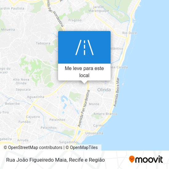 Rua João Figueiredo Maia mapa