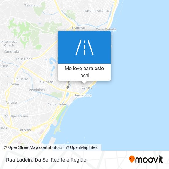 Rua Ladeira Da Sé mapa