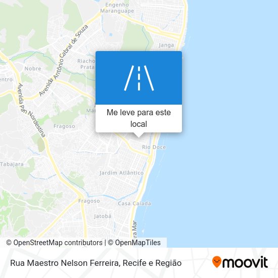 Rua Maestro Nelson Ferreira mapa