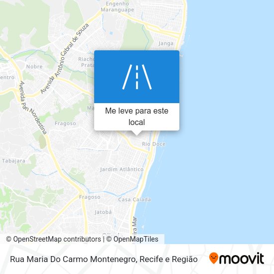 Rua Maria Do Carmo Montenegro mapa