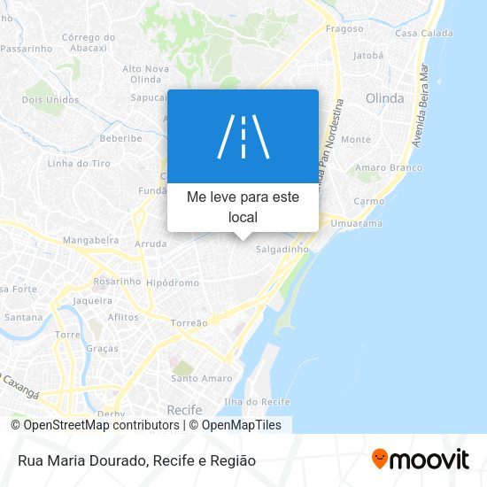 Rua Maria Dourado mapa