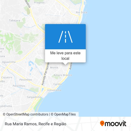 Rua Maria Ramos mapa