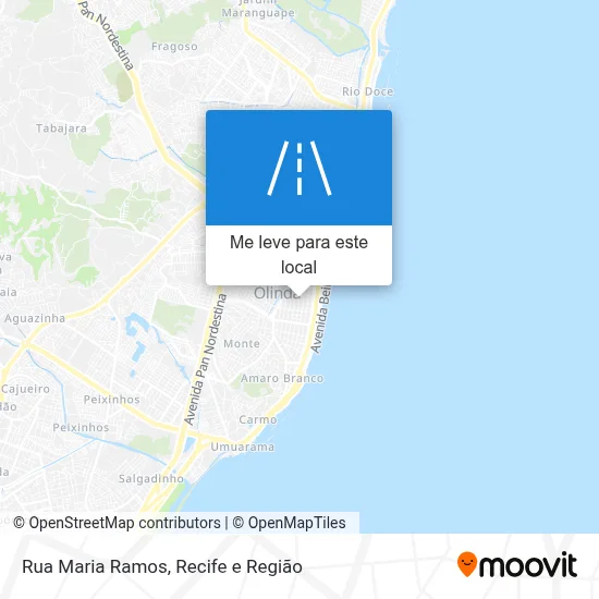 Rua Maria Ramos mapa