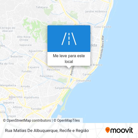 Rua Matias De Albuquerque mapa