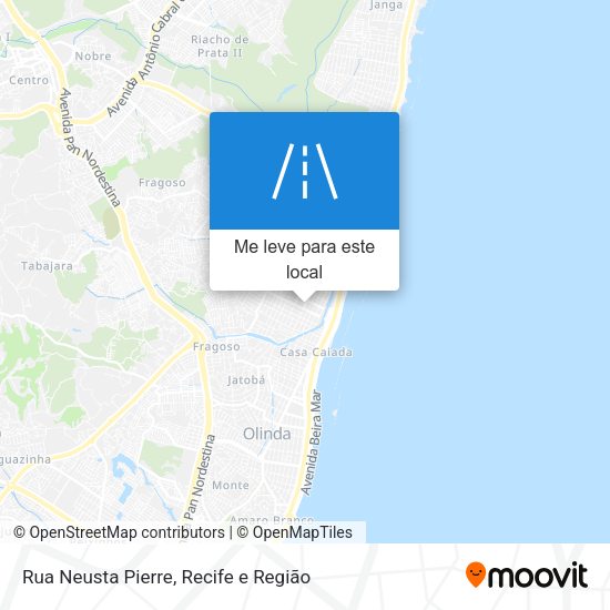 Rua Neusta Pierre mapa