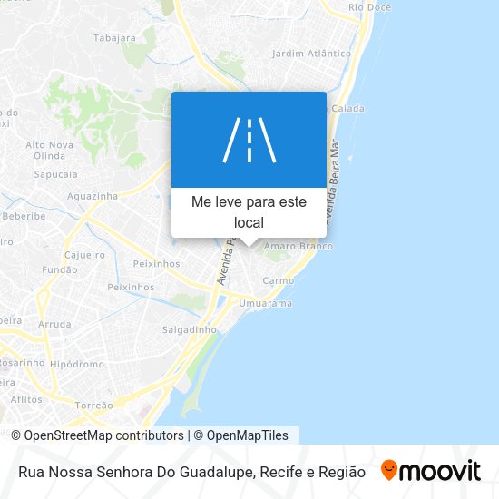 Rua Nossa Senhora Do Guadalupe mapa