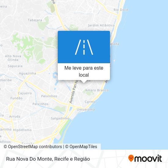 Rua Nova Do Monte mapa