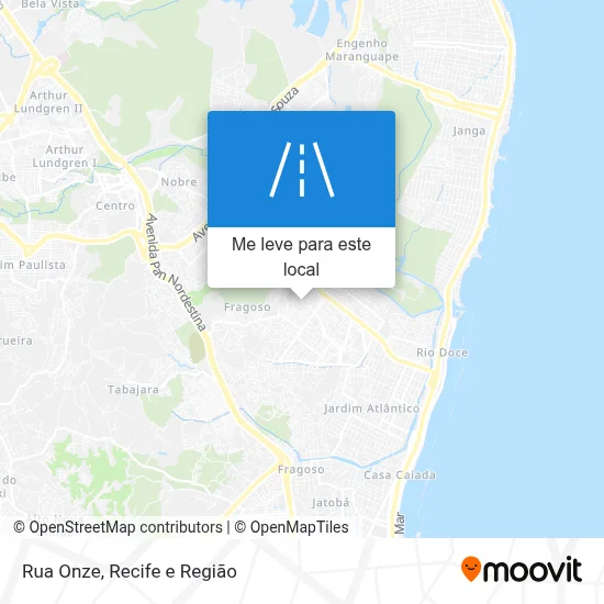 Rua Onze mapa