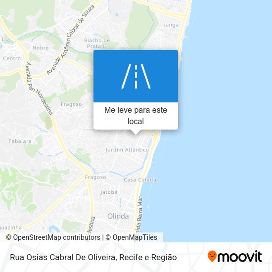 Rua Osias Cabral De Oliveira mapa