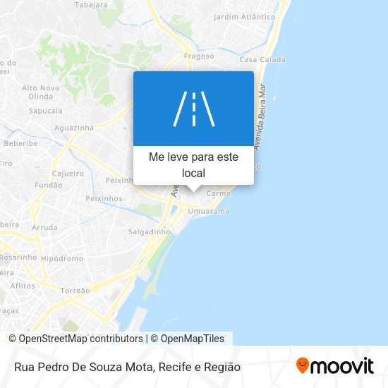 Rua Pedro De Souza Mota mapa