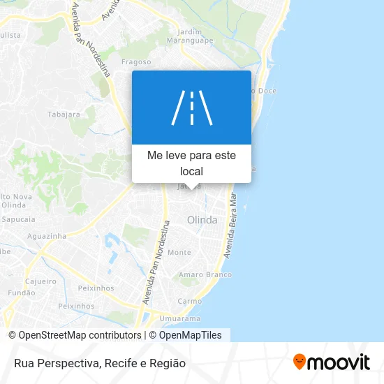 Rua Perspectiva mapa