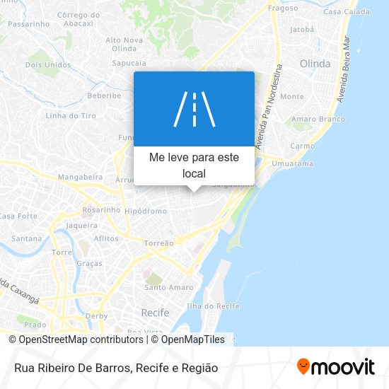 Rua Ribeiro De Barros mapa