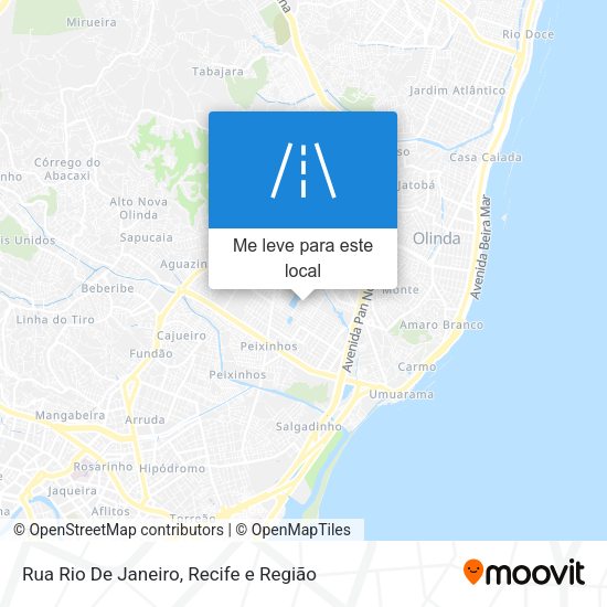 Rua Rio De Janeiro mapa