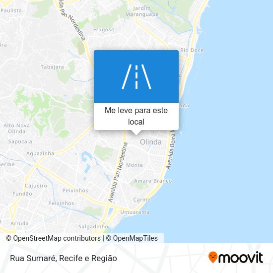 Rua Sumaré mapa