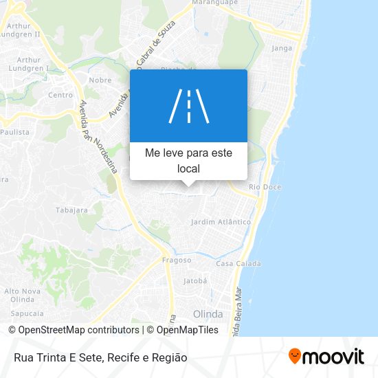 Rua Trinta E Sete mapa