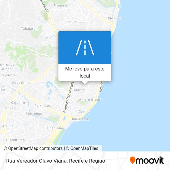 Rua Vereador Olavo Viana mapa