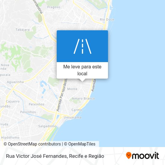 Rua Victor José Fernandes mapa