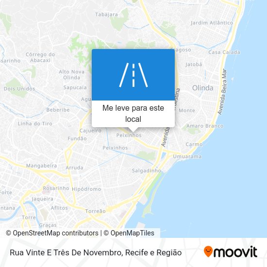 Rua Vinte E Três De Novembro mapa