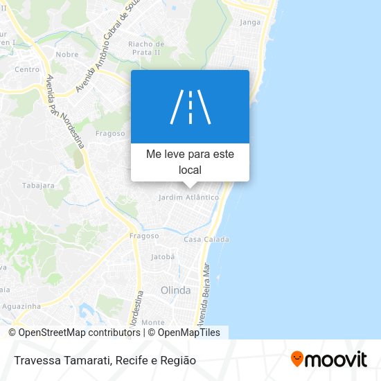 Travessa Tamarati mapa