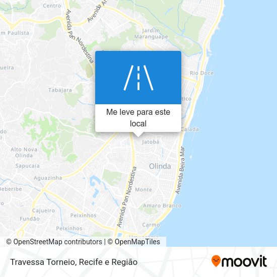 Travessa Torneio mapa
