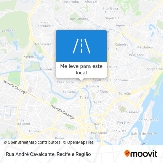 Rua André Cavalcante mapa