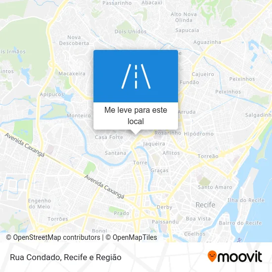 Rua Condado mapa