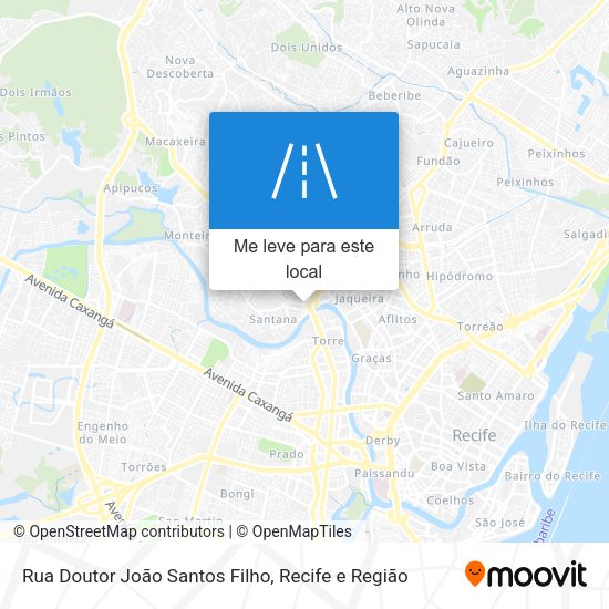 Rua Doutor João Santos Filho mapa