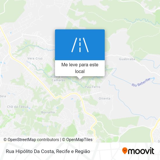 Rua Hipólito Da Costa mapa