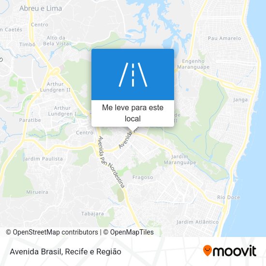 Avenida Brasil mapa
