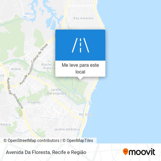 Avenida Da Floresta mapa