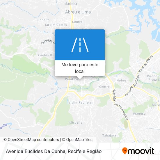 Avenida Euclides Da Cunha mapa