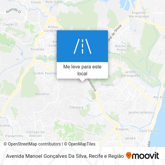 Avenida Manoel Gonçalves Da Silva mapa