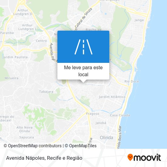 Avenida Nápoles mapa
