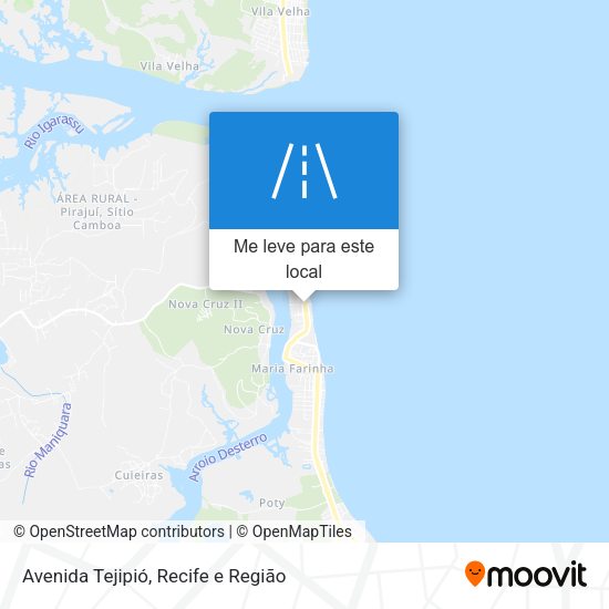 Avenida Tejipió mapa