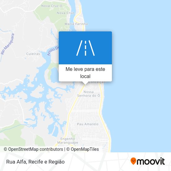 Rua Alfa mapa