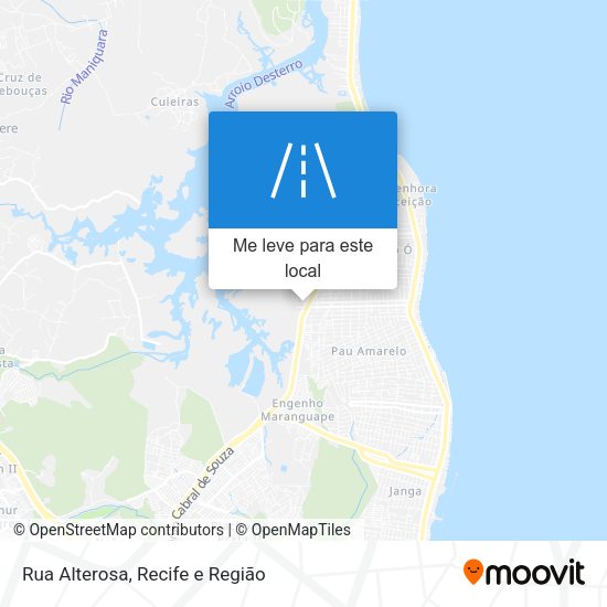Rua Alterosa mapa
