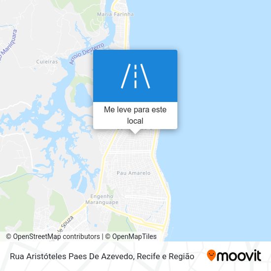 Rua Aristóteles Paes De Azevedo mapa