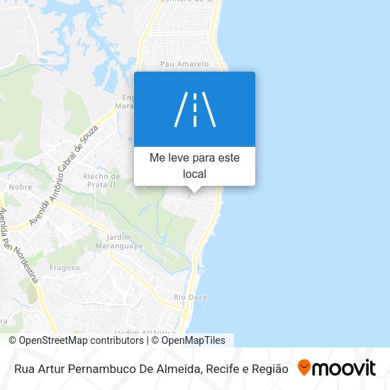 Rua Artur Pernambuco De Almeida mapa