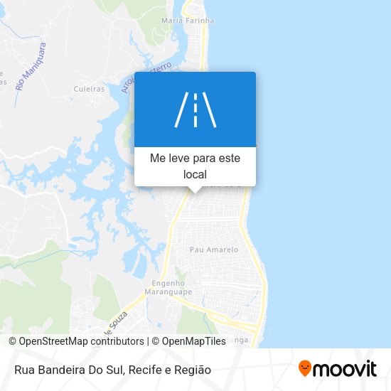 Rua Bandeira Do Sul mapa