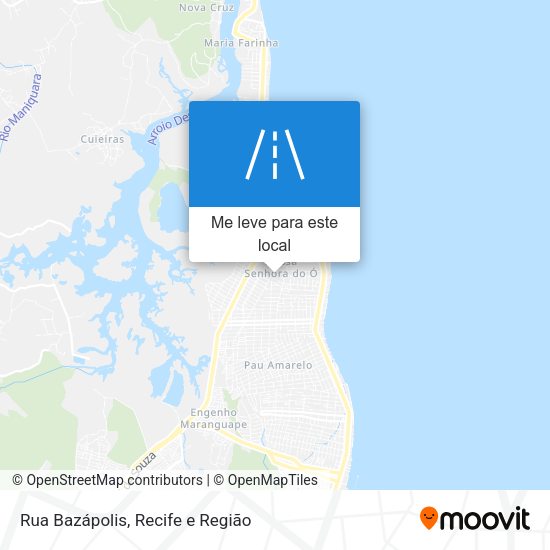 Rua Bazápolis mapa