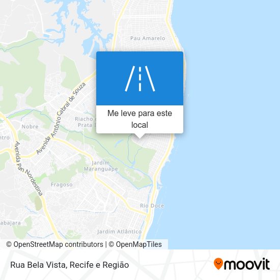 Rua Bela Vista mapa